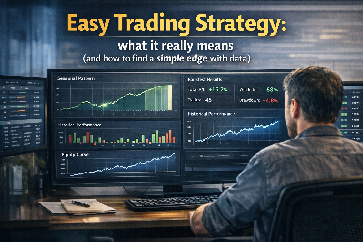 Easy Trading Strategy: what it really means (and how to find a simple edge with data)