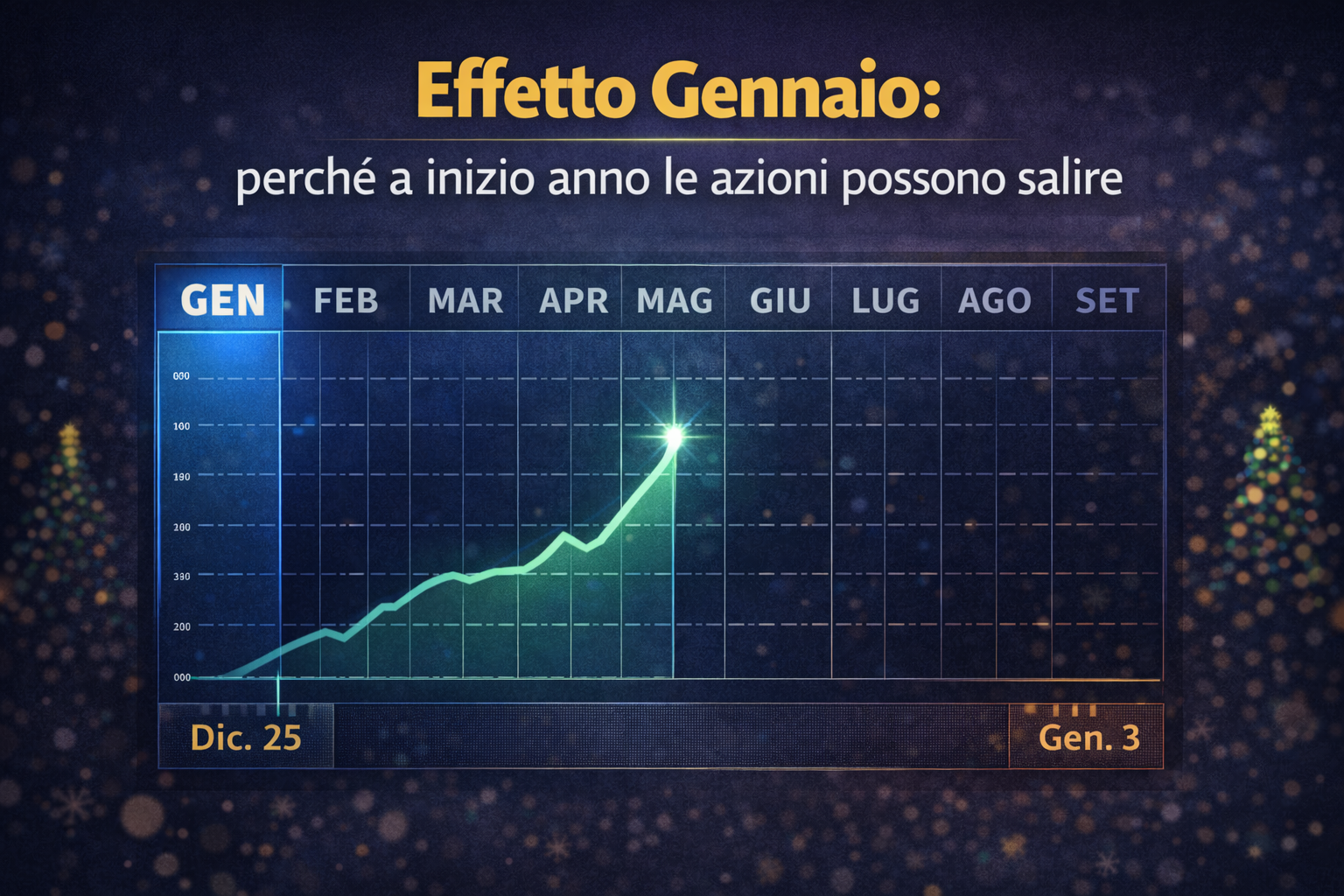 Effetto Gennaio: perche a inizio anno le azioni possono salire