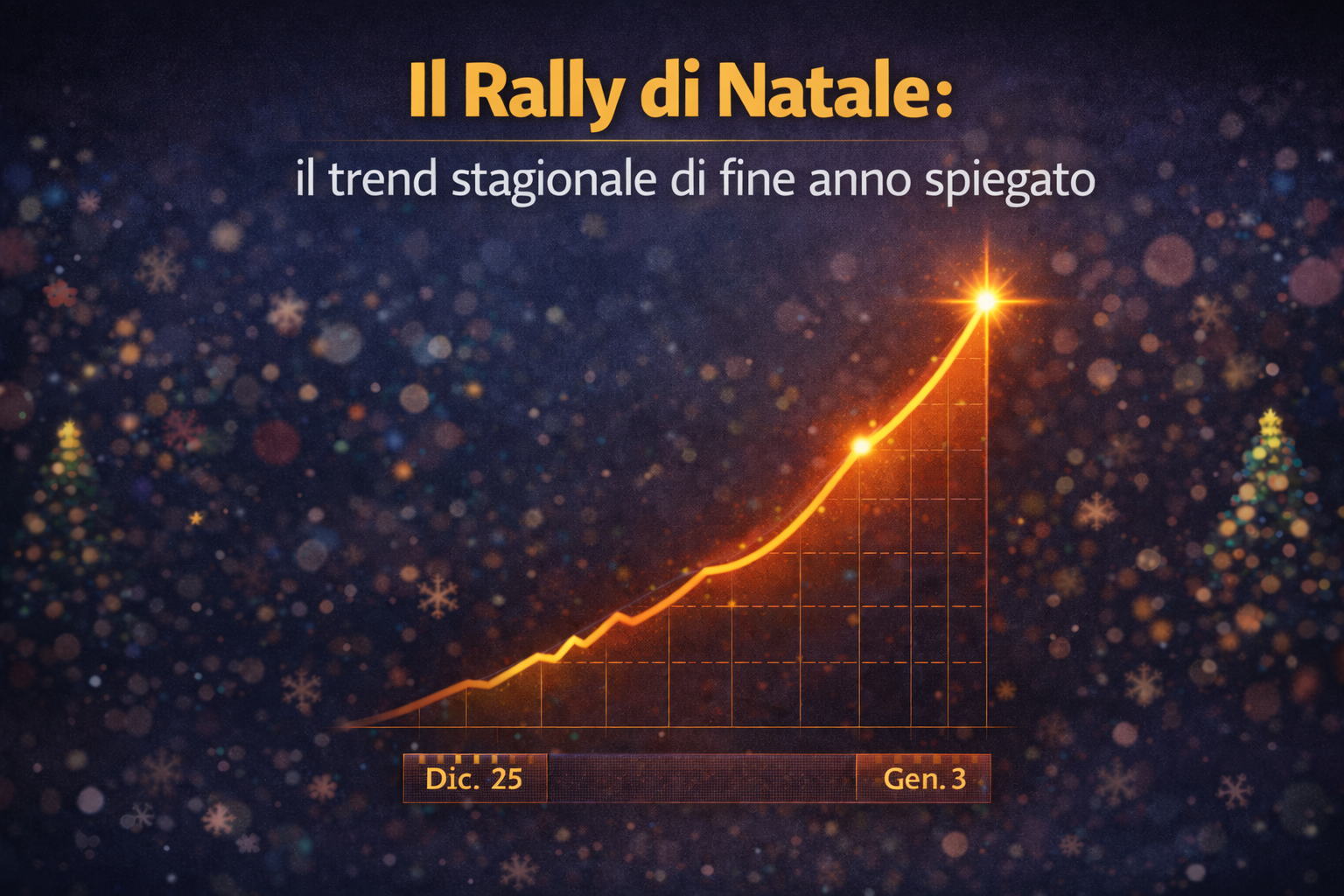 Il Rally di Natale: il trend stagionale di fine anno spiegato